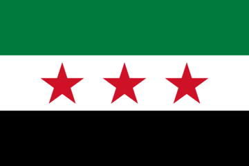 Revolutionsflagge von Syrien