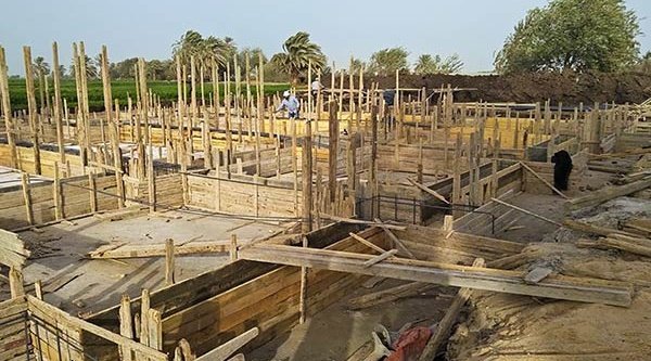 Neubau einer koptischen Kirche in Kom El-Loufy