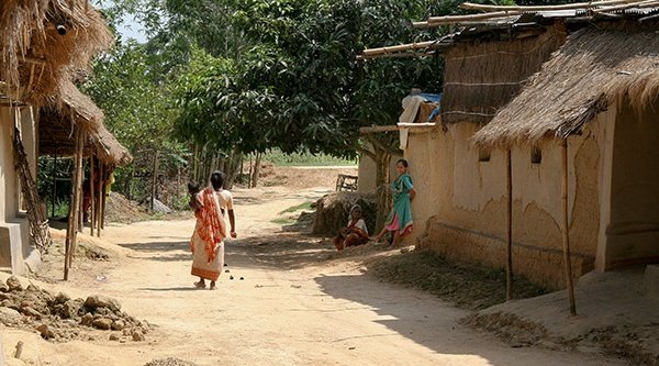 Ein Dorf in Bangladesch