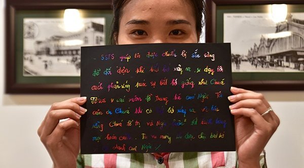 Vietnamesische Christin Anh, hat an einer Schulung von Open Doors teilgenommen