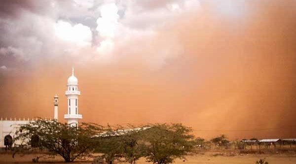 Symbolbild: Sandsturm in der Grenzregion zwischen Kenia und Somalia