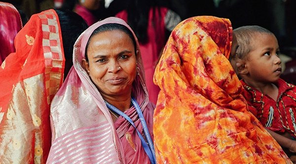 Eine Christin aus Bangladesch. Als Frauen und wegen ihres Glaubens gelten Christinnen wenig in der Gesellschaft