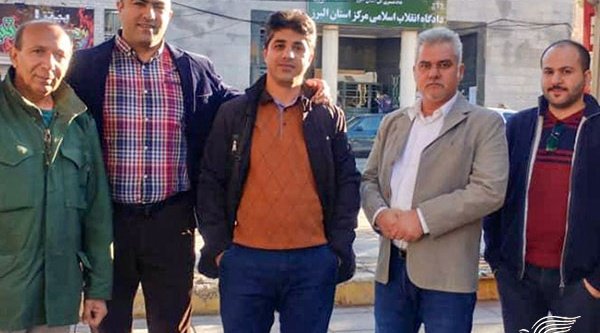 Wegen ihres Glaubens verhaftet: Yaghoob Nateghi Milad Goodarzi Amin Khaki Alireza Nourmohammadi und Shahebedin Shahi (v.l.n.r.) (Bild mit Genehmigung von Article18)