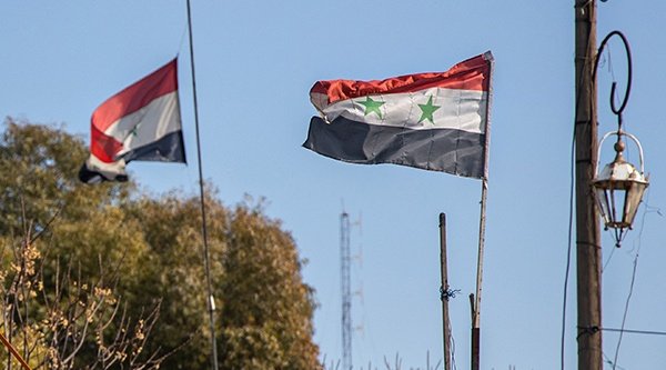 Syrische Flaggen 