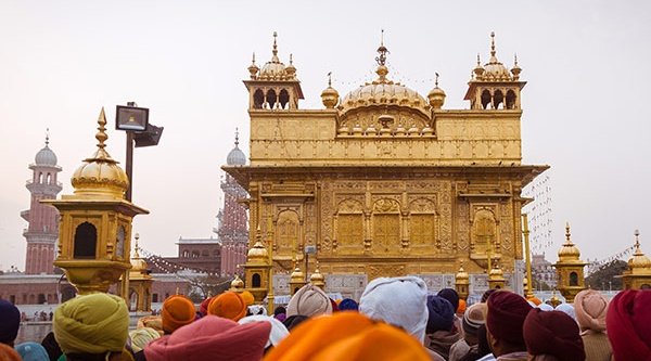 Sikh-Tempel in Amritsar dem spirituellen Zentrum des Sikhismus (Symbolbild)