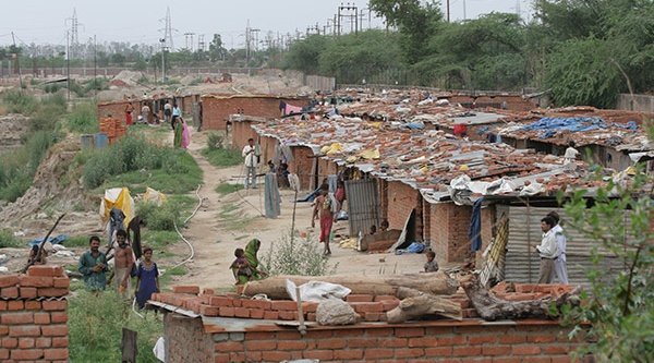 Slums in Delhi