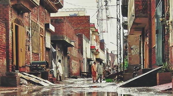 Straßenszene in Pakistan